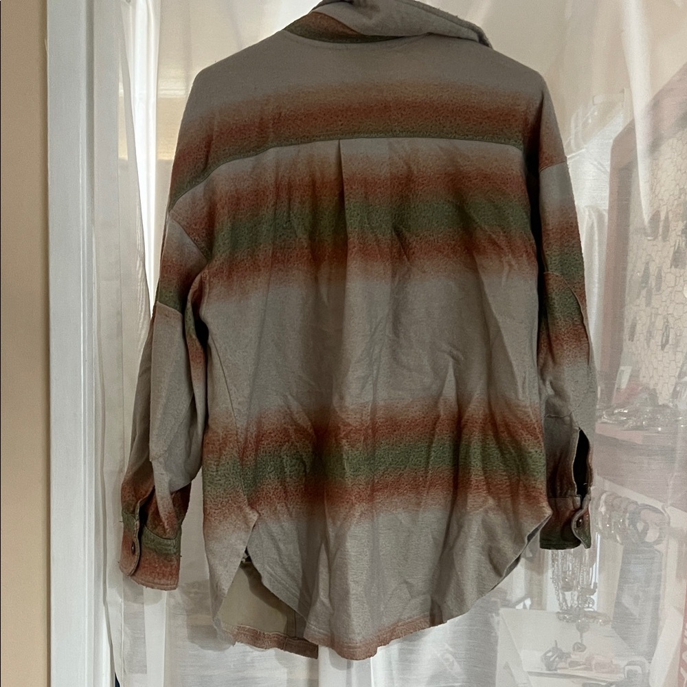 Free People Printed Ruby Jacket in Marzipan Combo Size XS - Picture 5 of 6